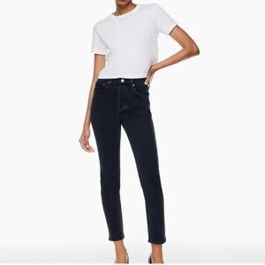 Denim Forum Black Aritzia Classic The Yoko hight rise slim Jeans Size 25